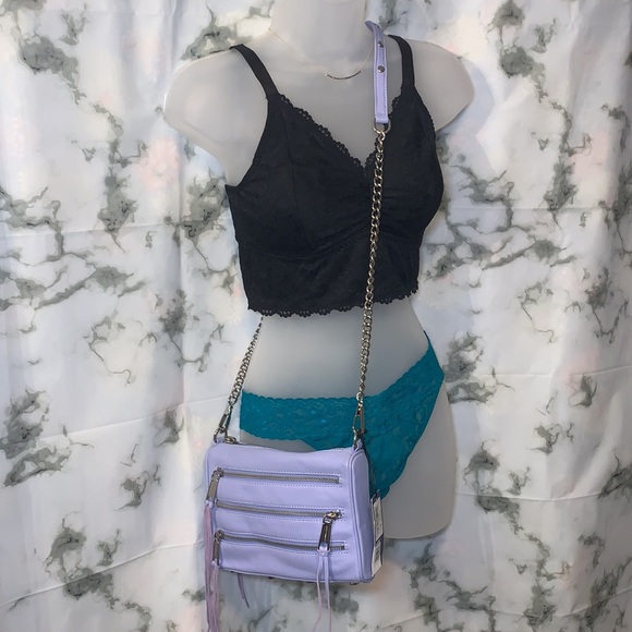 🎒 NWT Lilac Mini 5 Zip Rebecca Minkoff - Picture 9 of 16